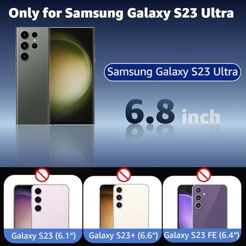 Samsung Galaxy S23 Ultra Case Magnetic, [Compatible with Magsafe] Frosted 6.8-In