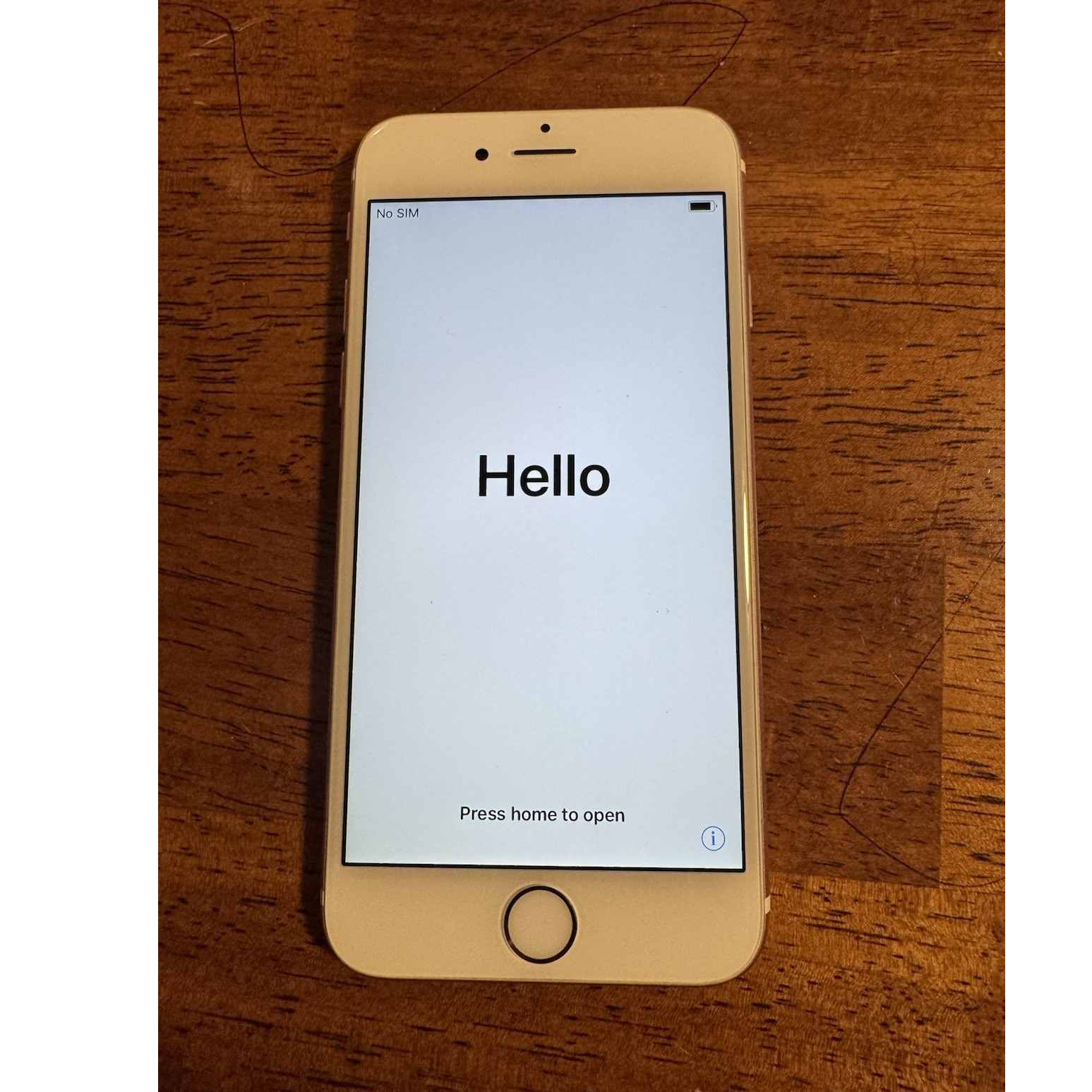 Apple iPhone 6s 16GB Rose Gold iOS Smartphone 12MP Camera Bar Style