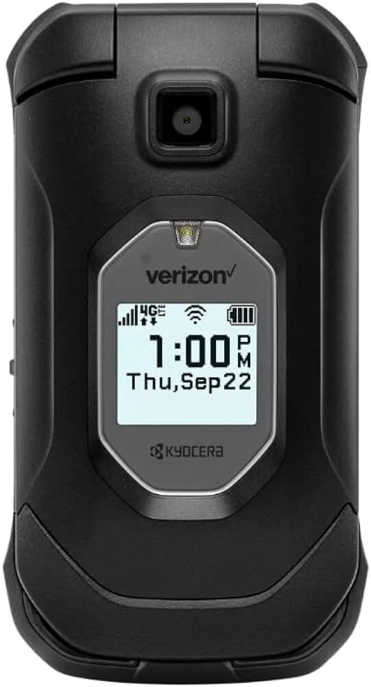 Kyocera DuraXV Extreme+ PLUS4G LTE – Flip Phone (Verizon) Bad Screen, No back