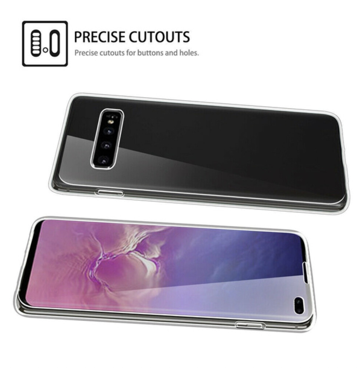 Case for Samsung Galaxy S21 S20 FE 360 Shockproof Protective Silicone TPU Cover