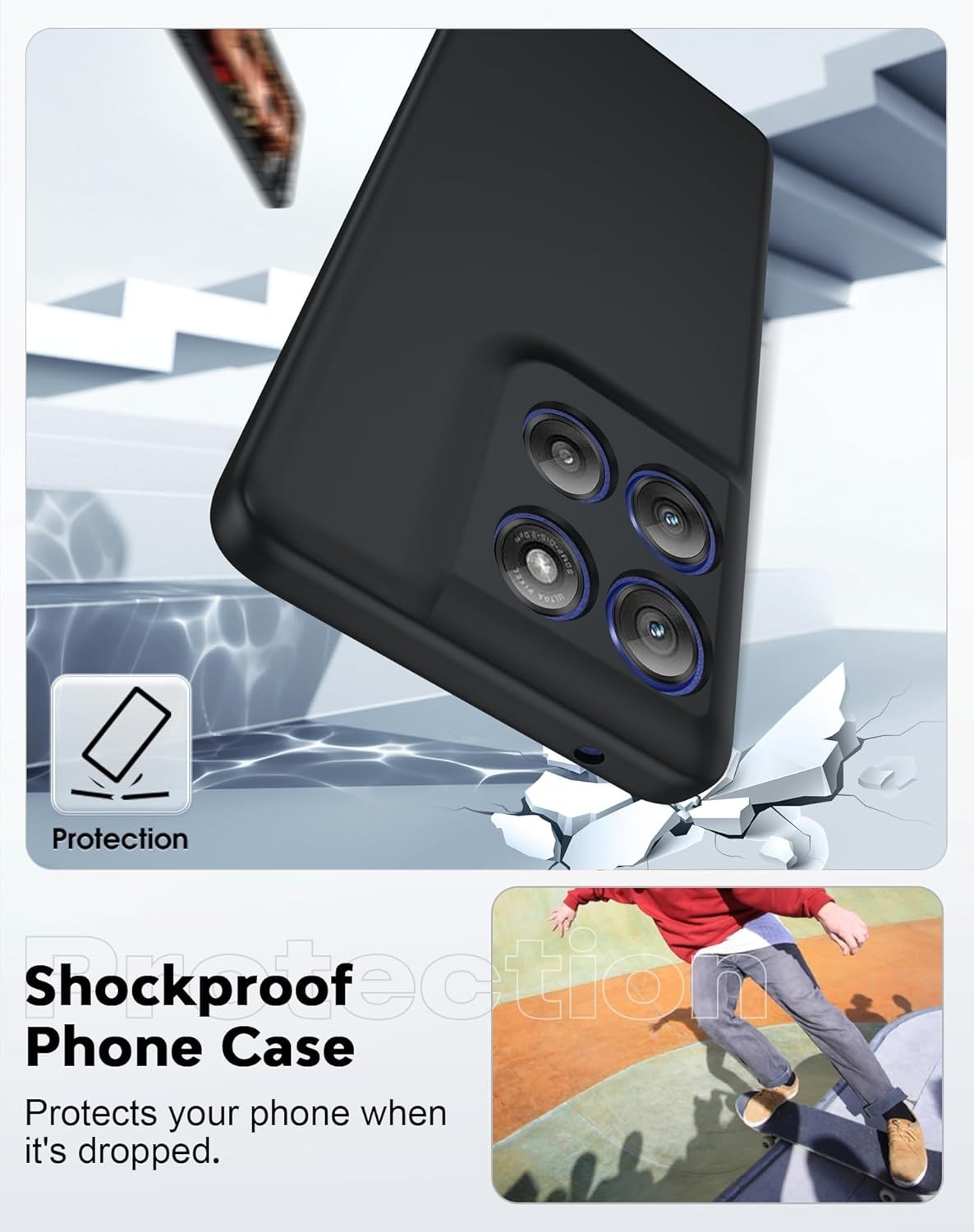 For Motorola Moto G Stylus 5G 2025/2026 Case with 2x Tempered Glass, Shockproof