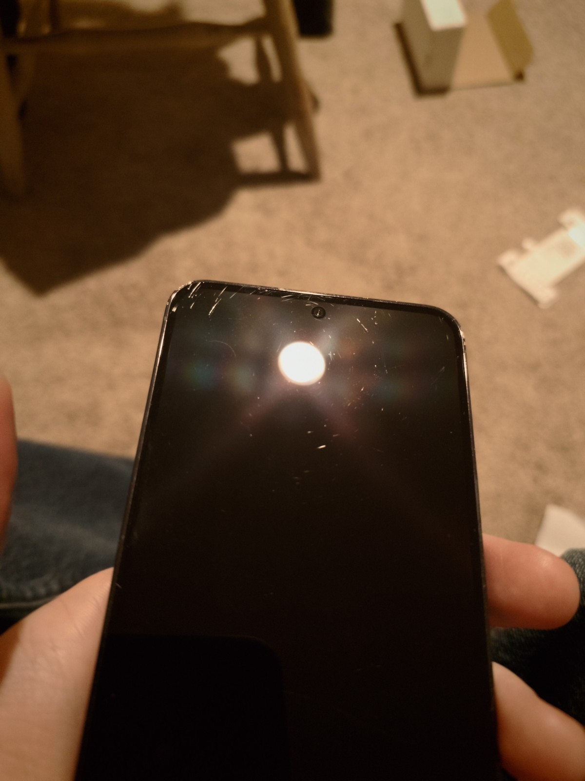 Samsung Galaxy S23 256GB Phantom Black Unlocked SM-S911U Fair Condition