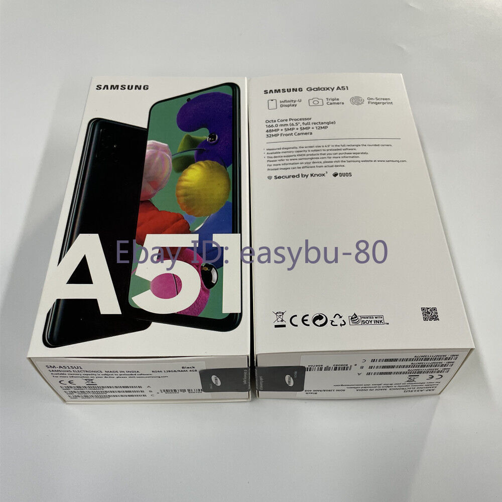 Samsung Galaxy A51 SM-A515U A515F/DS 128GB 4GB 4000mAh Unopened Multicolor