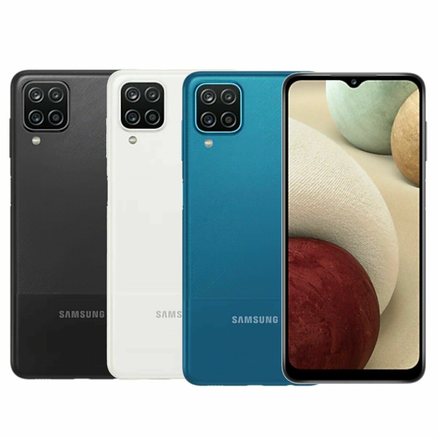 Samsung Galaxy A12 Dual SIM 64GB 6.5″ Fingerprint NFC 4G LTE Android Unlocked