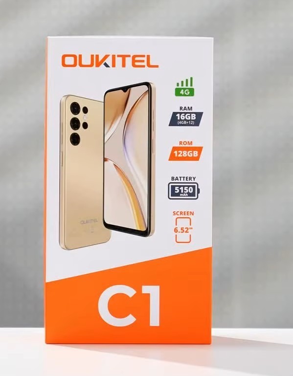OUKITEL C1 |Unlocked 6.52”HD+Display Android 15 Global Version Cell Phone OB/GD