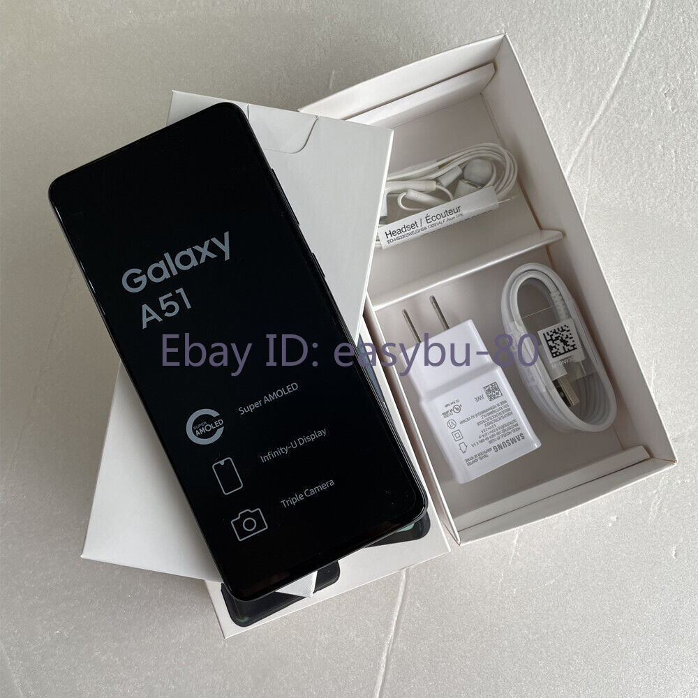 Samsung Galaxy A51 SM-A515U A515F/DS 128GB 4GB 4000mAh Unopened Multicolor