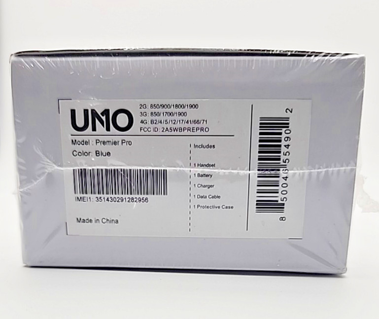 NIB ANDROID 13 GO EDITION PHONE UNO PREMIER PRO 16 GB ROM 2 GB RAM MEMORY B4