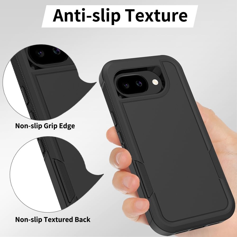 Google Pixel 10A Case: Dual Layer Protective Heavy Duty Shockproof Cover 2026