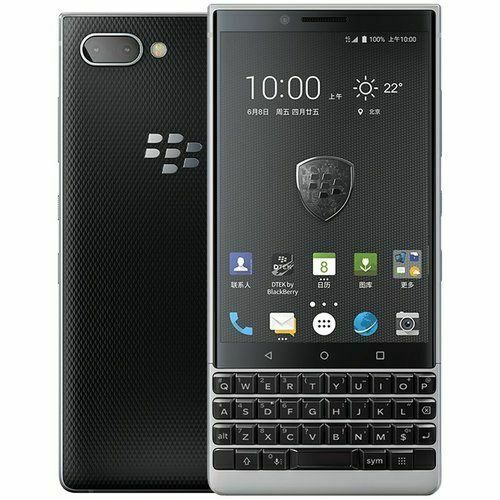 Original BlackBerry KEY2 QWERTY Keyboard 64GB+6GB Unlocked 4G Smartphone 1-SIM