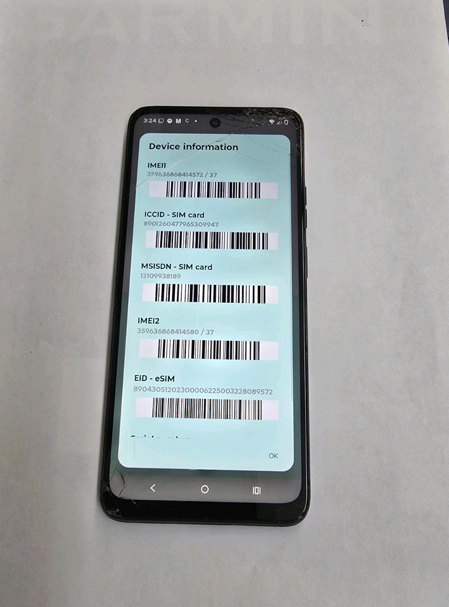 Metro Moto G – 2025 XT2513-1 Works Great Clean Esn Crack Screen FREE SHIPPIN