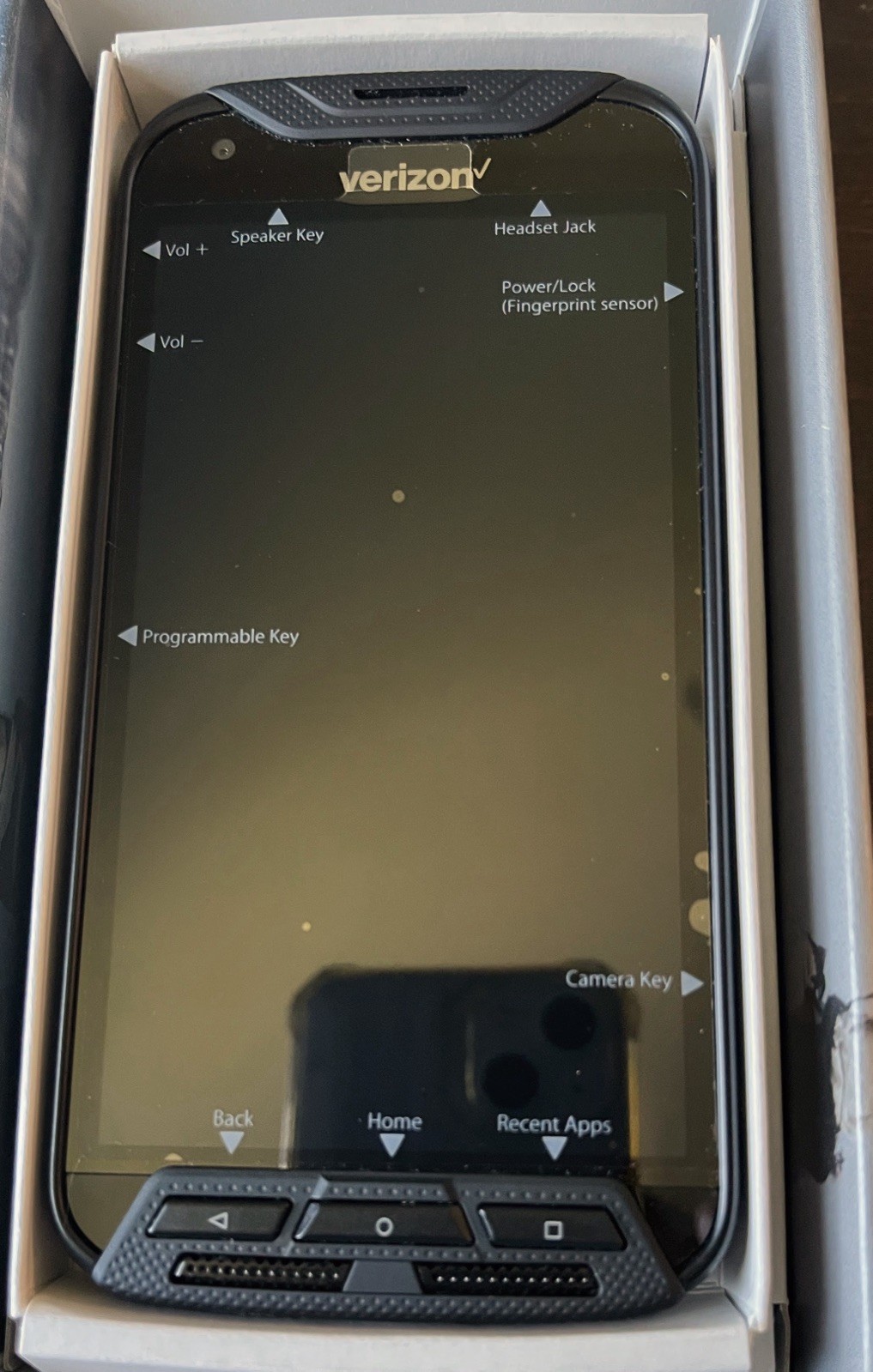 Kyocera DuraForce Pro E6810N – Digital Blu Exclusive SAPPHIRE SHIELD WATERPROOF