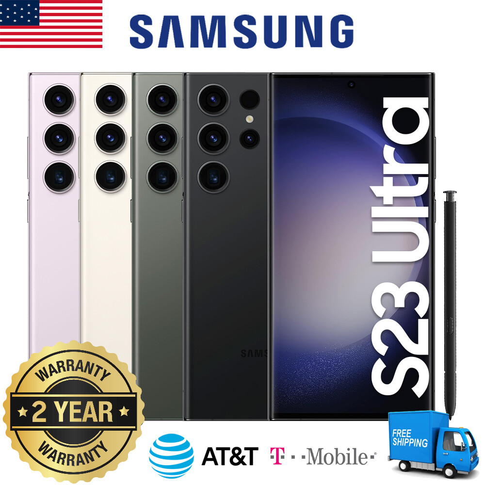 🤩 New Samsung Galaxy S23 Ultra SM-S918U S22 Ultra SM-S908U FACTORY UNLOCKED 🤩
