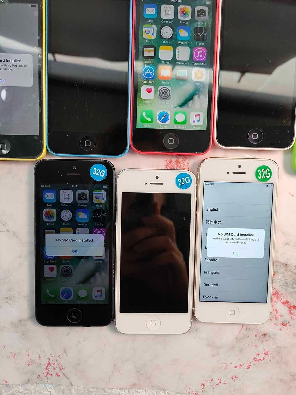 Apple iPhone 5C 5S 5 6s 8GB 16GB 32GB 64GB Unlocked Mobilephone, Tested GOOD