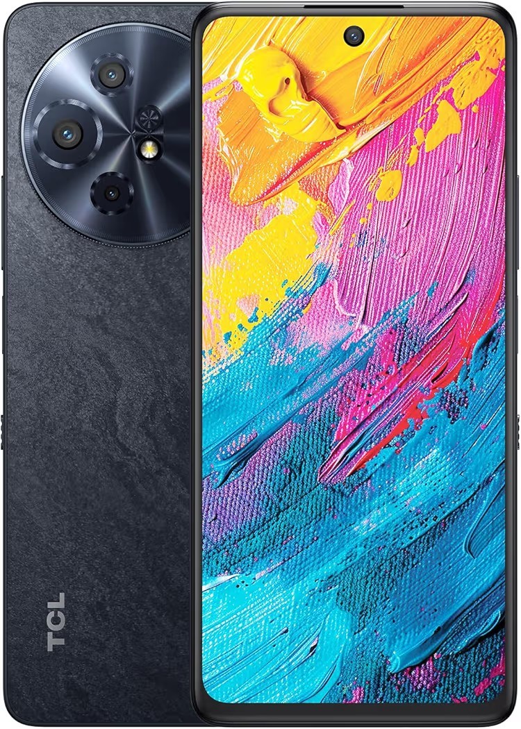 TCL 60 XE Black 128GB, 8GB RAM UNLOCKED 5G Android 15 6.8in 50MP