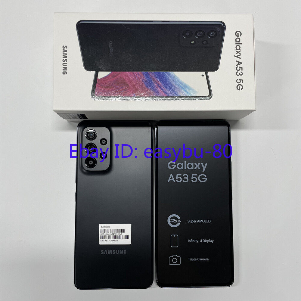 Unlocked Samsung Galaxy A53 5G SM-A536U 128GB+6GB 64MP New Sealed Multicolor