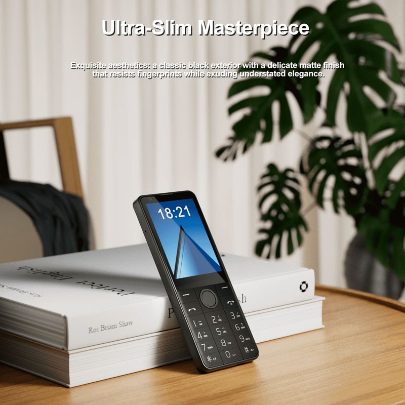 Unlocked DOOV R77 PRO Thin Android 14 Smartphone Dual SIM Phone Keyboard Mobile