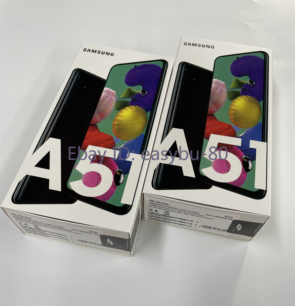 Samsung Galaxy A51 SM-A515U A515F/DS 128GB 4GB 4000mAh Unopened Multicolor