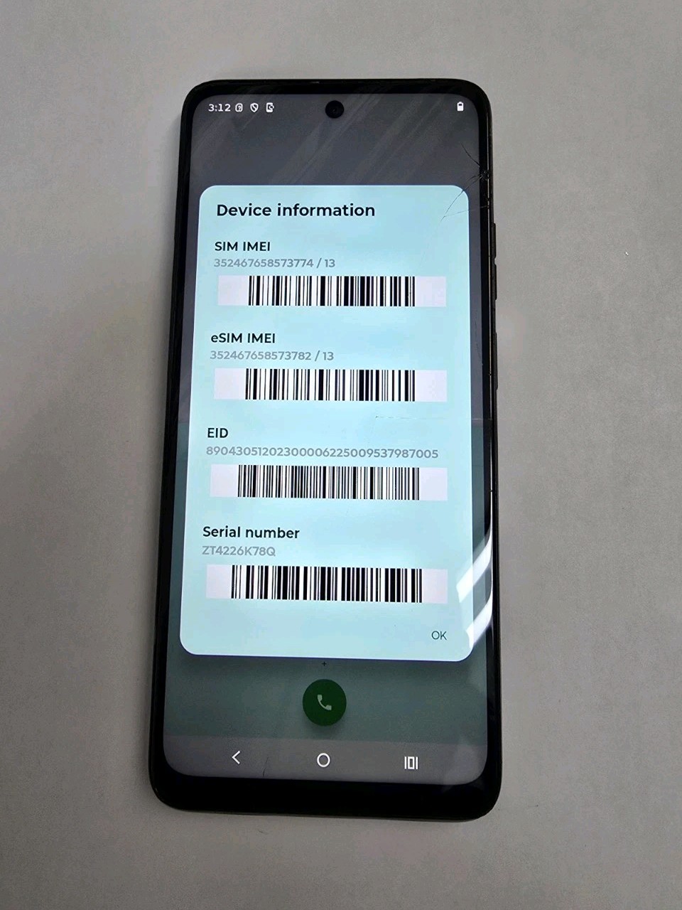 Cricket Moto G – 2025 XT2513-2 Works Great Clean Esn Cracked Screen FREE SHIPP