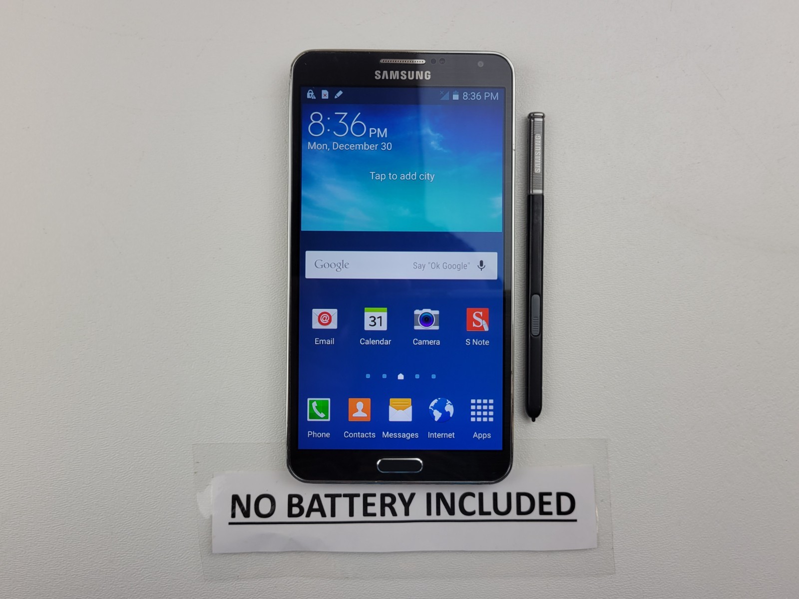 Samsung Galaxy Note 3 (SM-N900V) 32GB – Black (GSM Unlocked) Smartphone – H3609