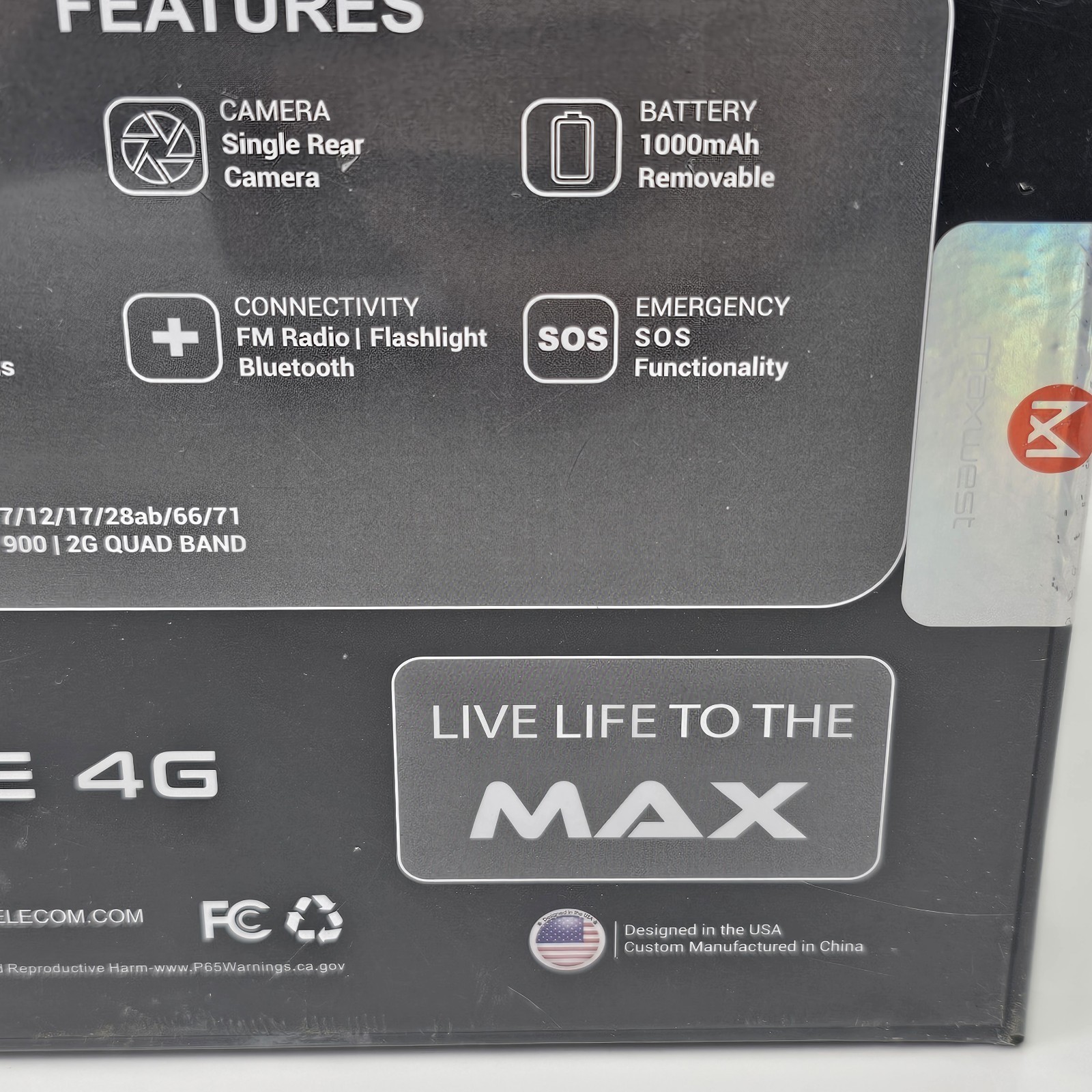 SEALED Maxwest Vice 4G Unlocked Phone 2.8″ Display 2MP Camera NEW