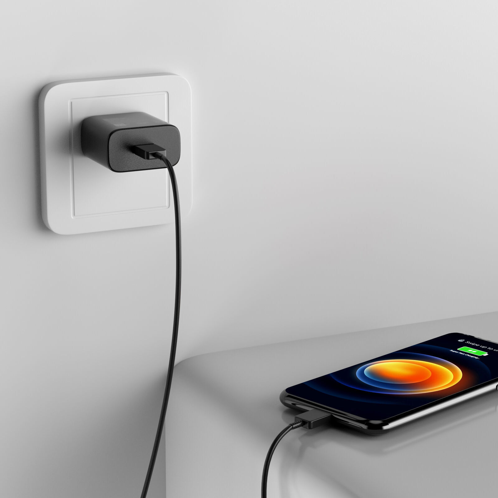 45W Super Fast Charging Wall Charger USB-C Type C Cable For Samsung Fast SHIP