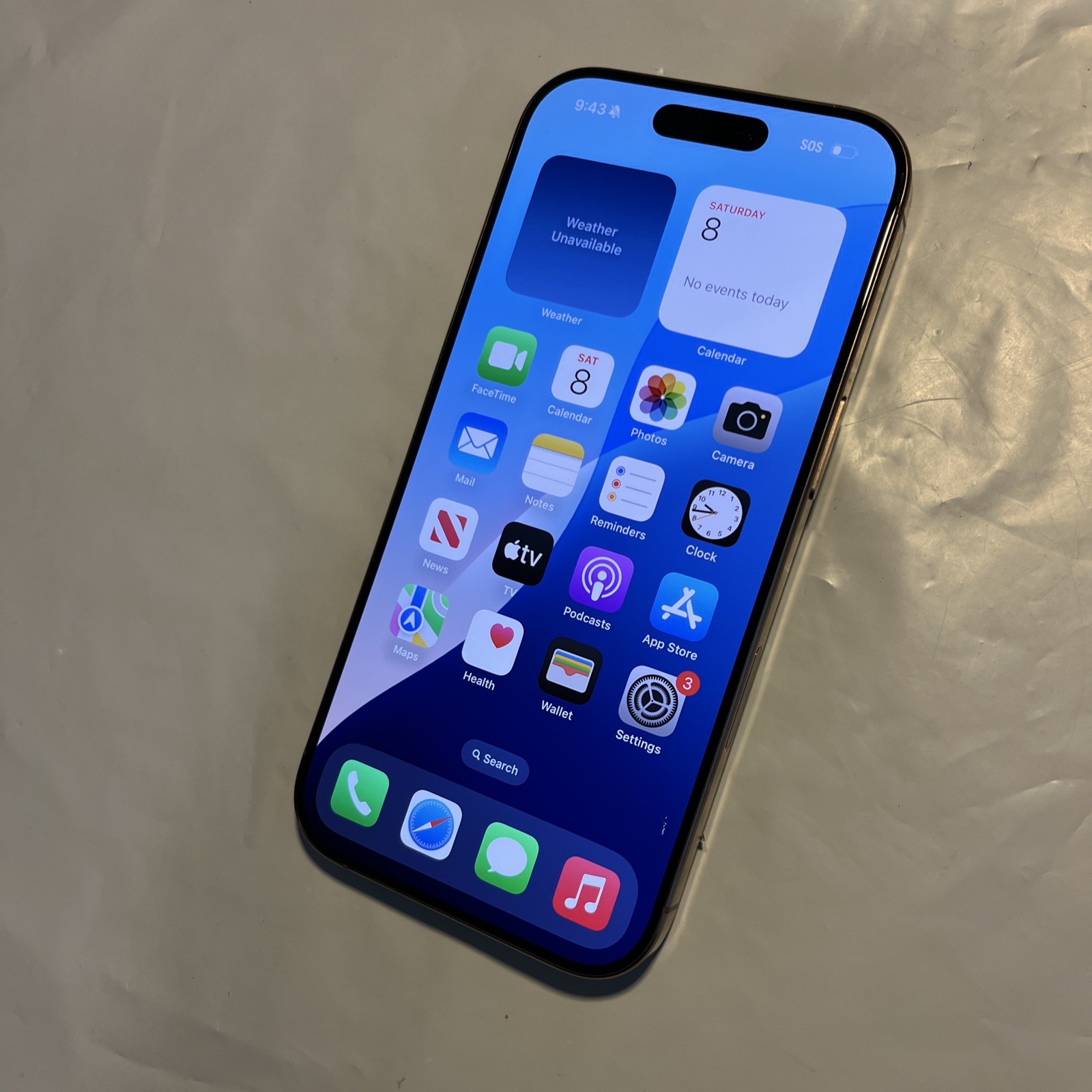 Apple iPhone 16 Pro – 128GB (Unlocked) DEAD PIXEL – FACE ID BAD – RESTART(#H35)