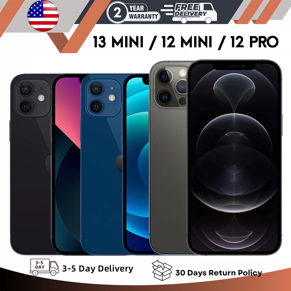 New Sealed Apple iPhone 13 Mini/12 Mini/14 Pro max/14/13/SE 3rd 5G Unlocked LOT