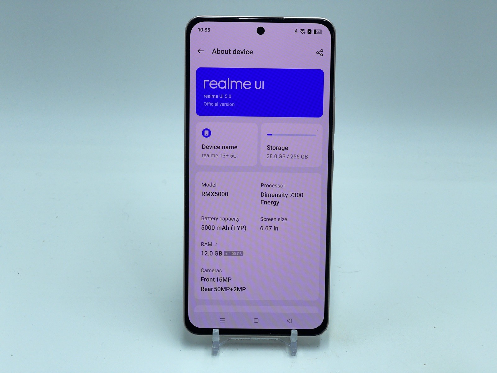 Realme 13 Pro 256GB RMX5000 (Unknown) Rose Gold (E-0189)