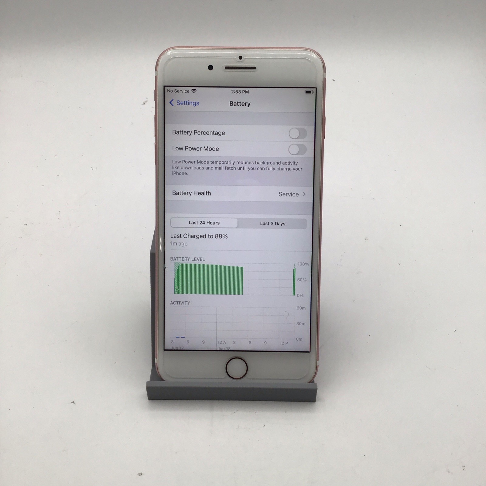 Apple iPhone 7 Plus Pink 128GB Model A1661 Smartphone Reset & Working Used