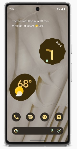 Google Pixel 7 128GB Snow (Unlocked) GA03933-US 5G Smartphone Excellent