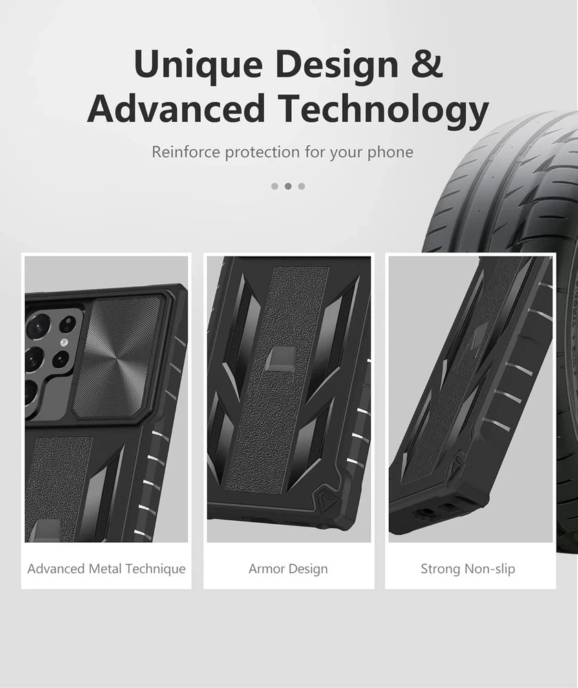 Samsung Galaxy S22 Ultra Case Shockproof Protective Military Guard Phone Cover
