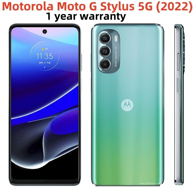 Motorola Moto G Stylus 5G (2022) 128GB 5G Unlocked Android Smartphone