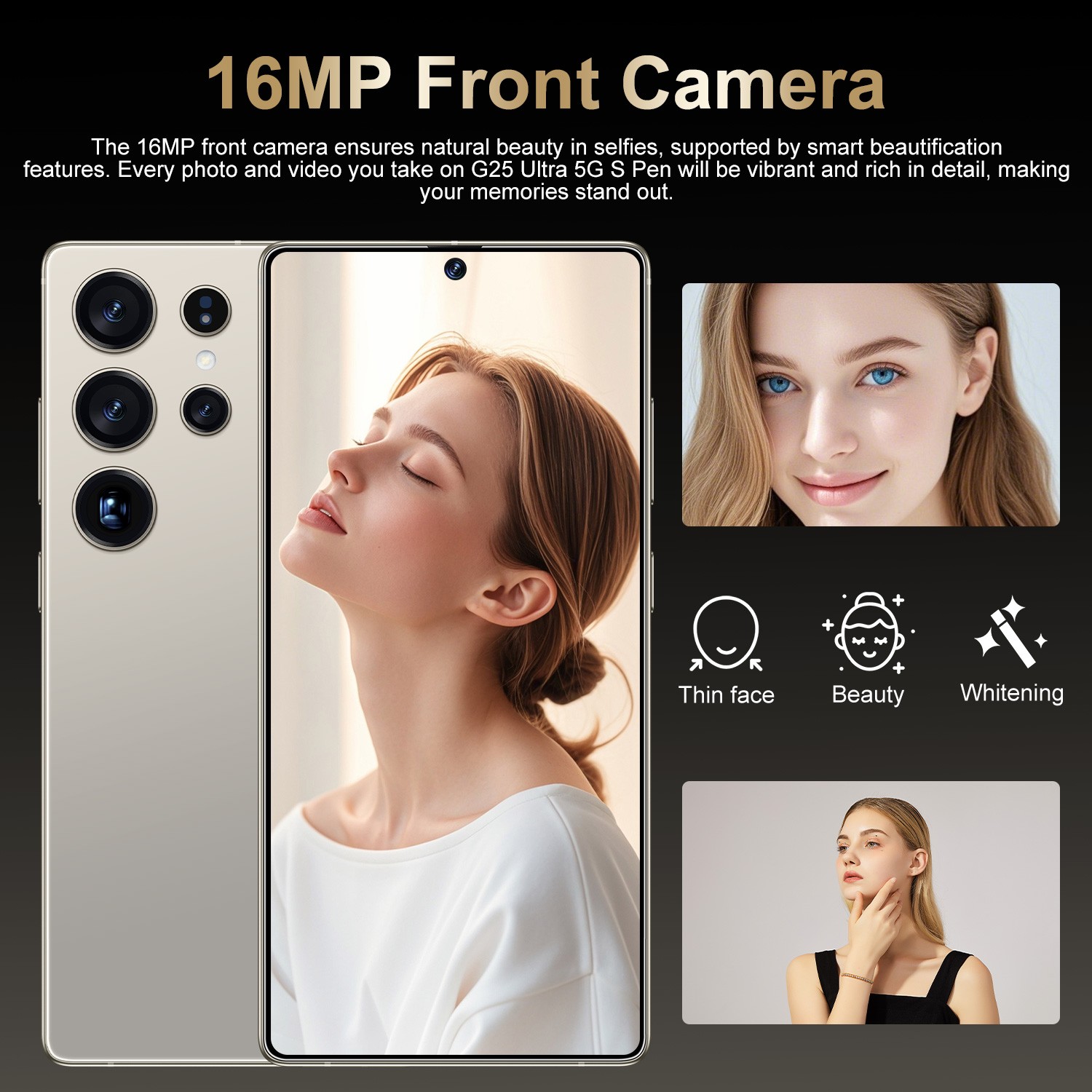 G25 Pro 5G Unlocked Cell Phone Android Smartphone 6G+128GB Dual SIM Cheap Mobile