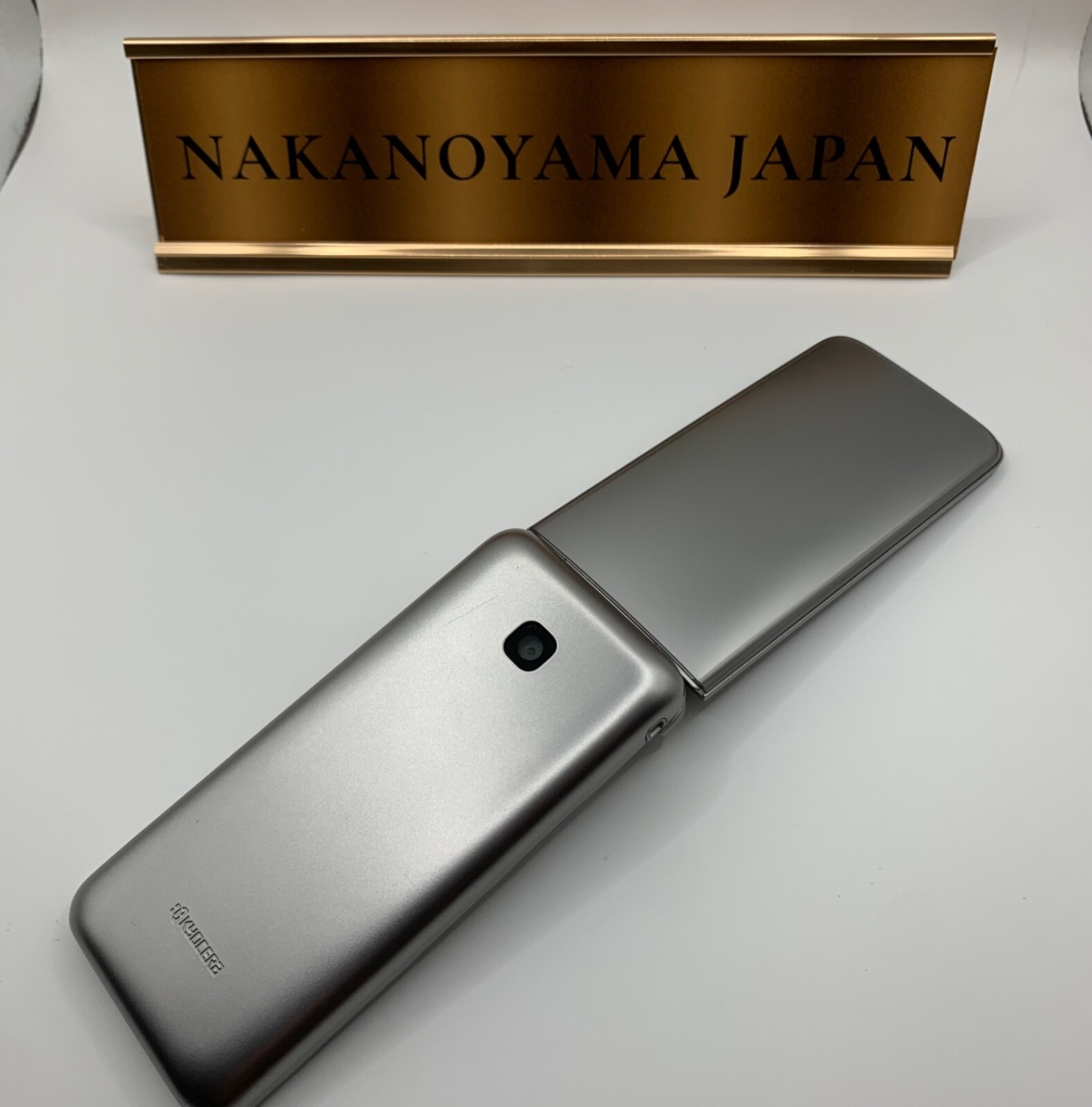 [MINT] KYOCERA A202KC DIGNO KEITAI 4 ANDROID FLIP PHONE Silver UNLOCKED Softbank