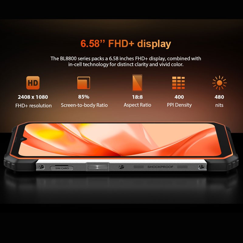 5G Blackview BL8800 Pro Rugged Phone Android Thermal Imaging Camera Waterproof