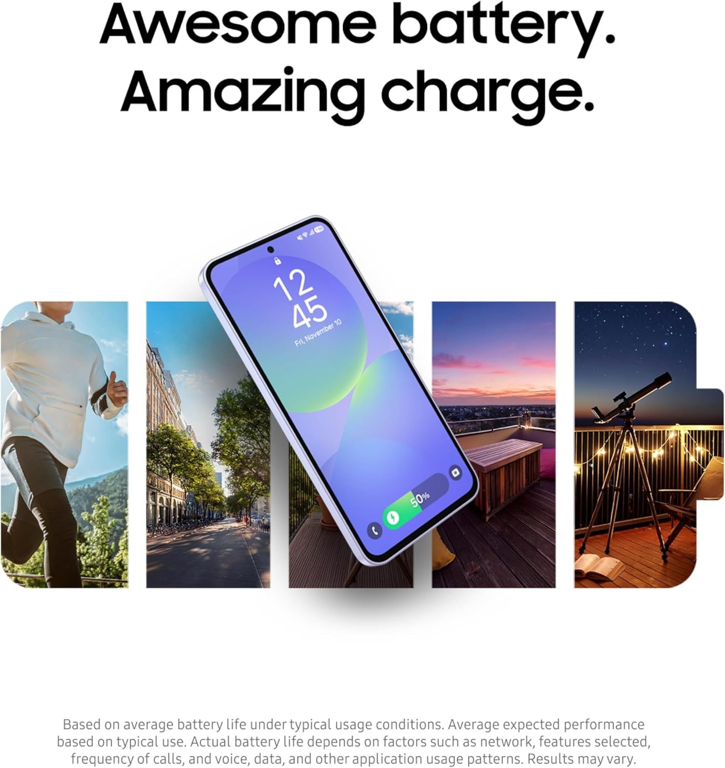(AT&T) 2025 Samsung Galaxy A36 5G SM-A366U 128GB Awesome Black 6.7” – OPEN BOX