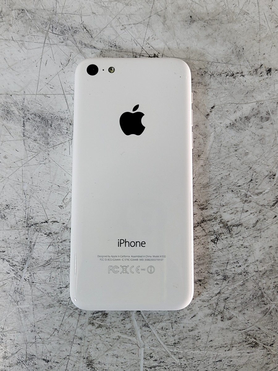 APPLE iPhone 5c A1532 Smartphone WHITE 8GB UNKNOWN CARRIER SEE NOTES