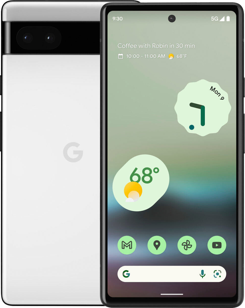 Unlocked Google Pixel 6a 128GB ROM 6GB RAM 5G 6.1″ Smartphone-Long endurance