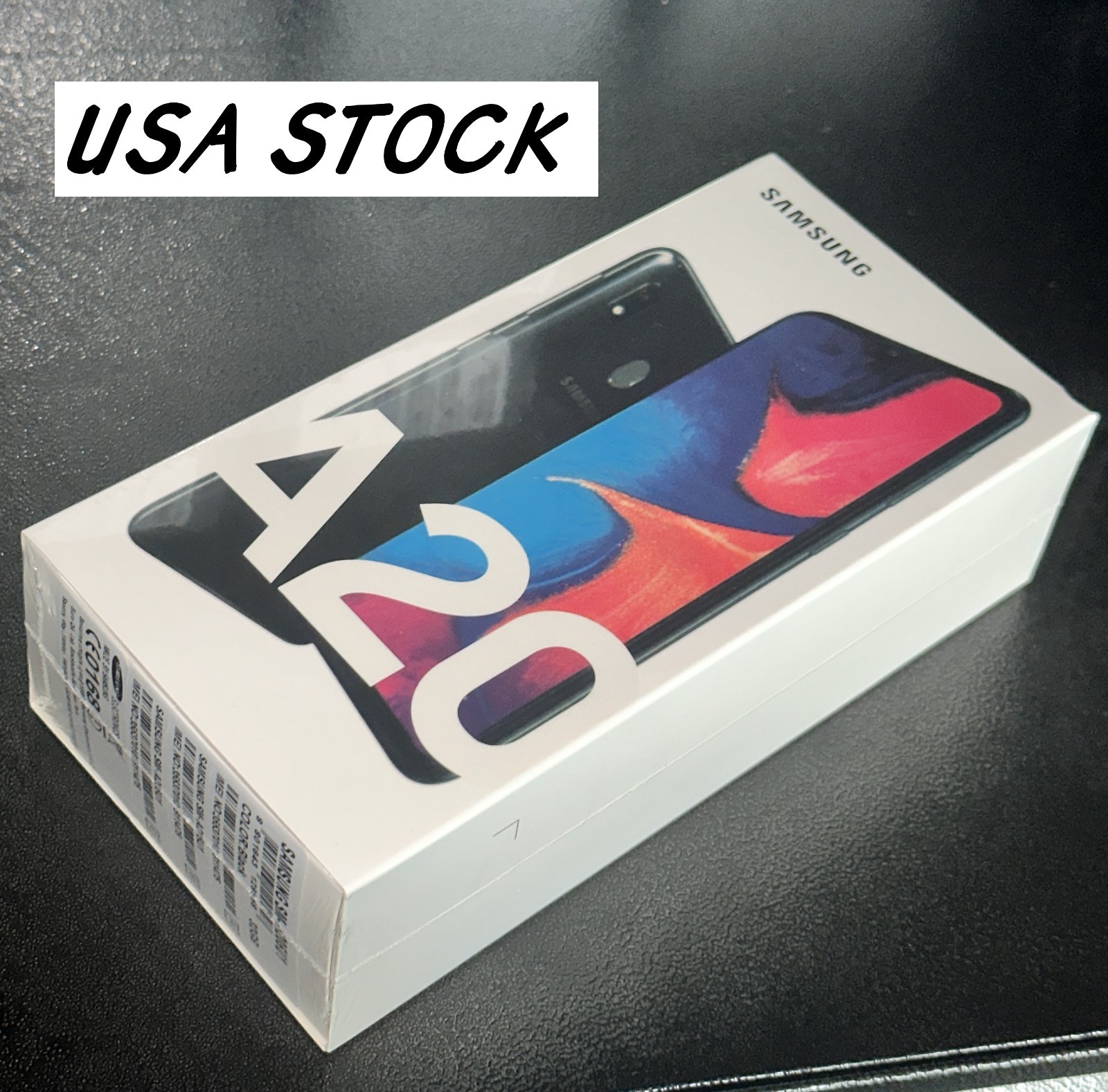 Samsung Galaxy A20 SM-A205U 32GB+ 3GB Black 6.4″ Unlocked Smartphone-New Sealed