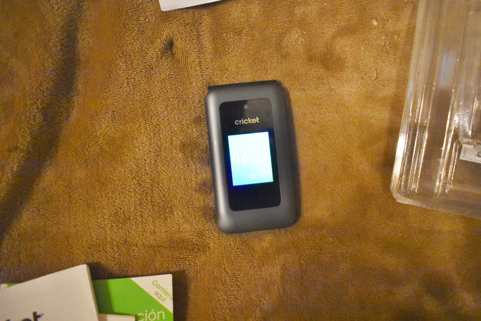 Cricket Debut Flex Prepaid Cricket Wireless Cell Phone Open Box 60. Prepaid Card