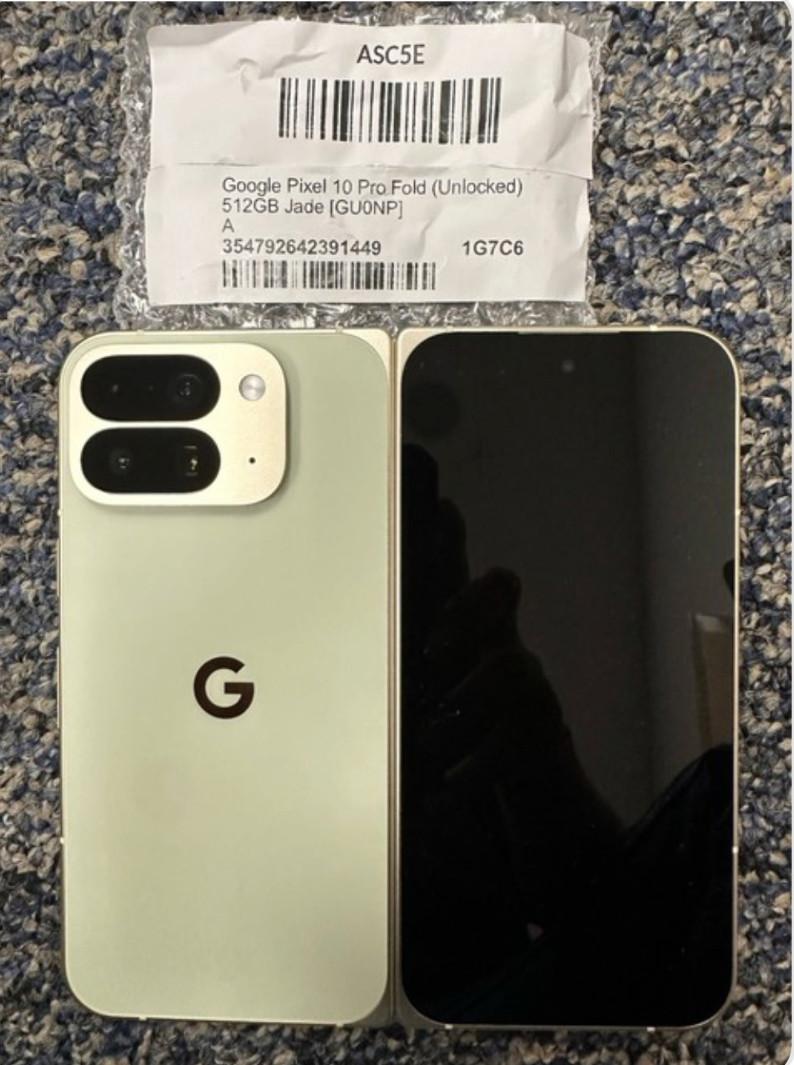 Google Pixel 10 Pro Fold – 512 GB – Jade (Unlocked) – NO BOX