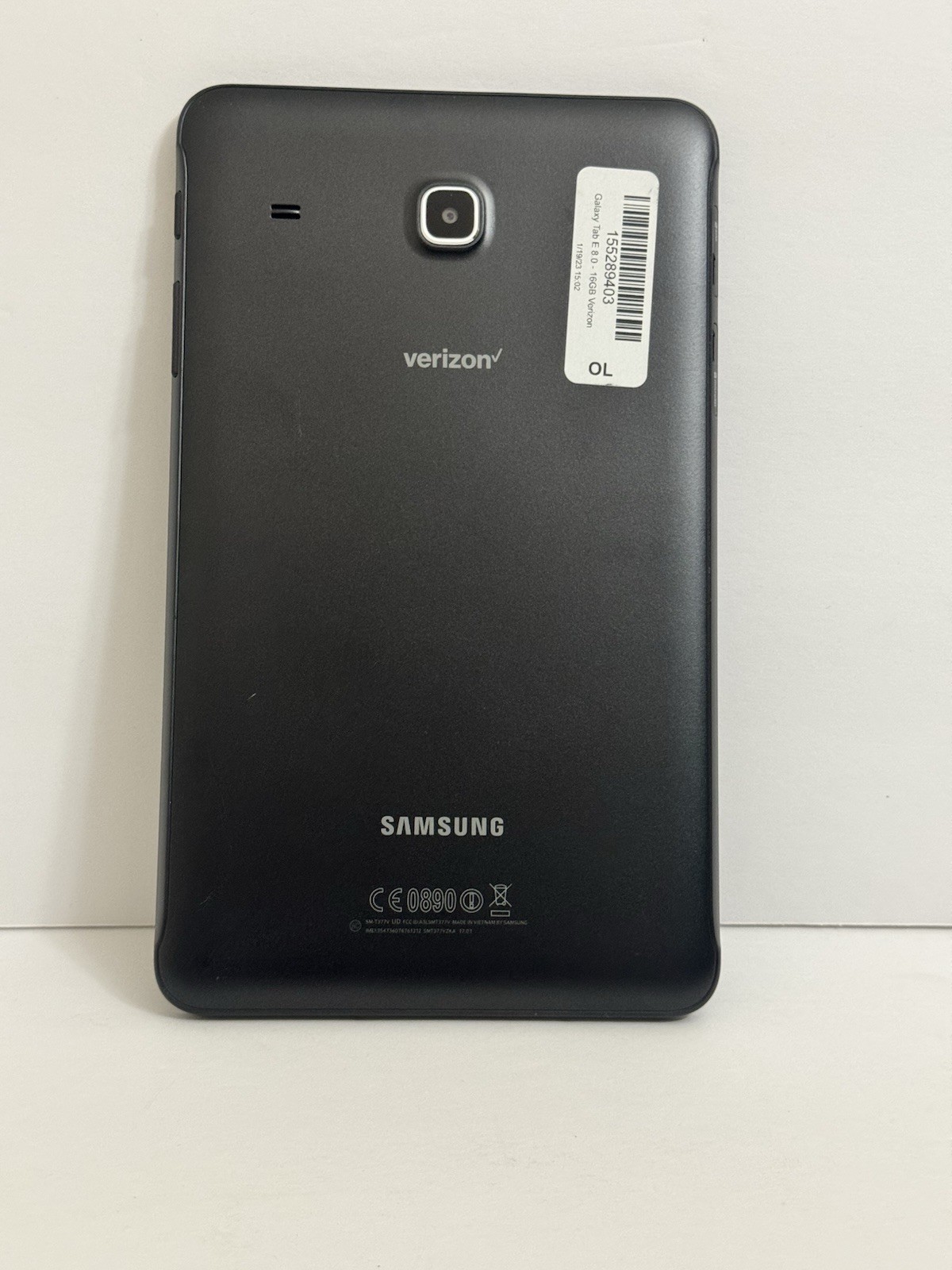 Samsung Galaxy Tab E SM-T377 16GB – Black – Verizon | Good A+