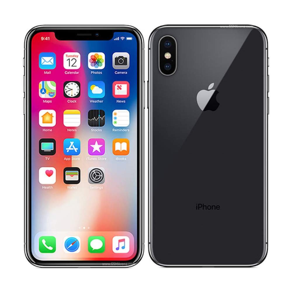 Apple iPhone X – Unlocked, Space Gray/Silver, 64GB/256GB Mint Condition