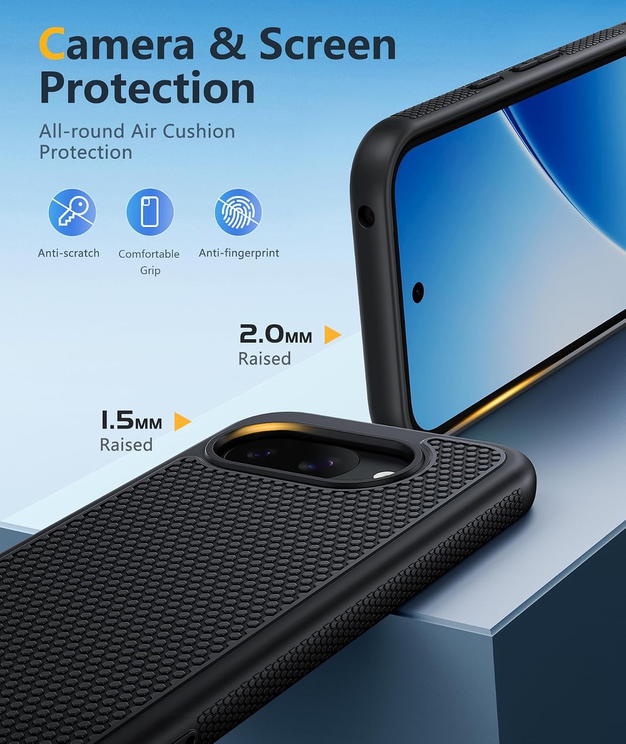 Google Pixel 10A Case – Military Grade Drop Protection, Soft TPU Shockproof Cove