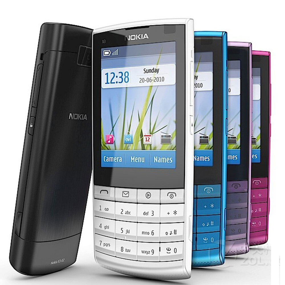 Original Nokia X3-02 TouchScreen WIFI MP3 5.0MP 3G FM Mobile Phone GSM Unlocked