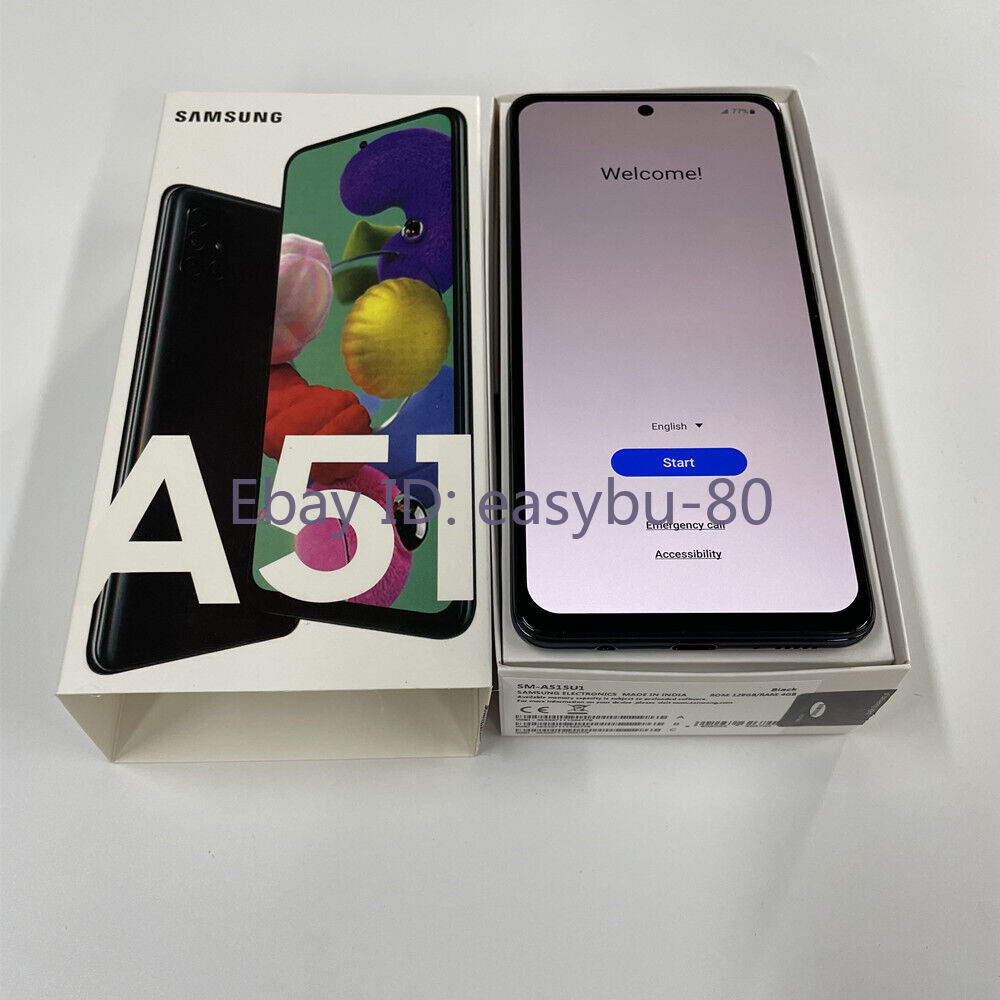 Samsung Galaxy A51 SM-A515U A515F/DS 128GB 4GB 4000mAh Unopened Multicolor