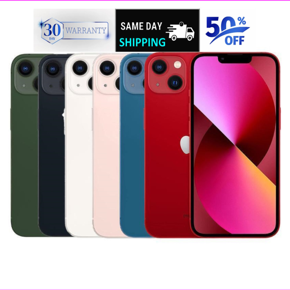 Apple iPhone 13 Unlocked 128GB/256GB/512GB – 5G – Free Shipping!