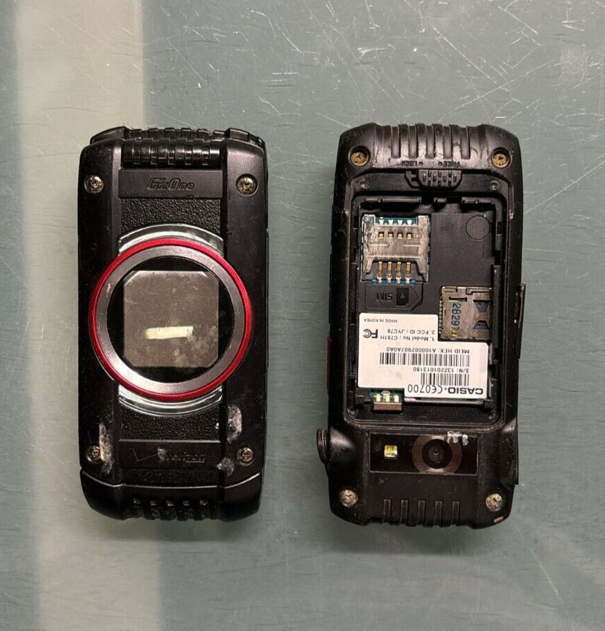 Casio G’zOne Ravine 2 Verizon 512 MB Handset Flip Phone Vintage Cellphone OEM