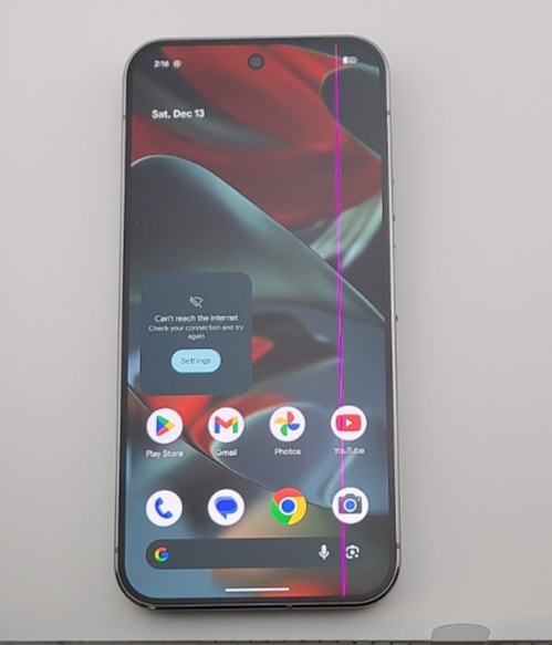 Google Pixel 9 Pro XL – UNLOCKED 512GB GGX8B – Gray – VERY GOOD Cond., LCD Line