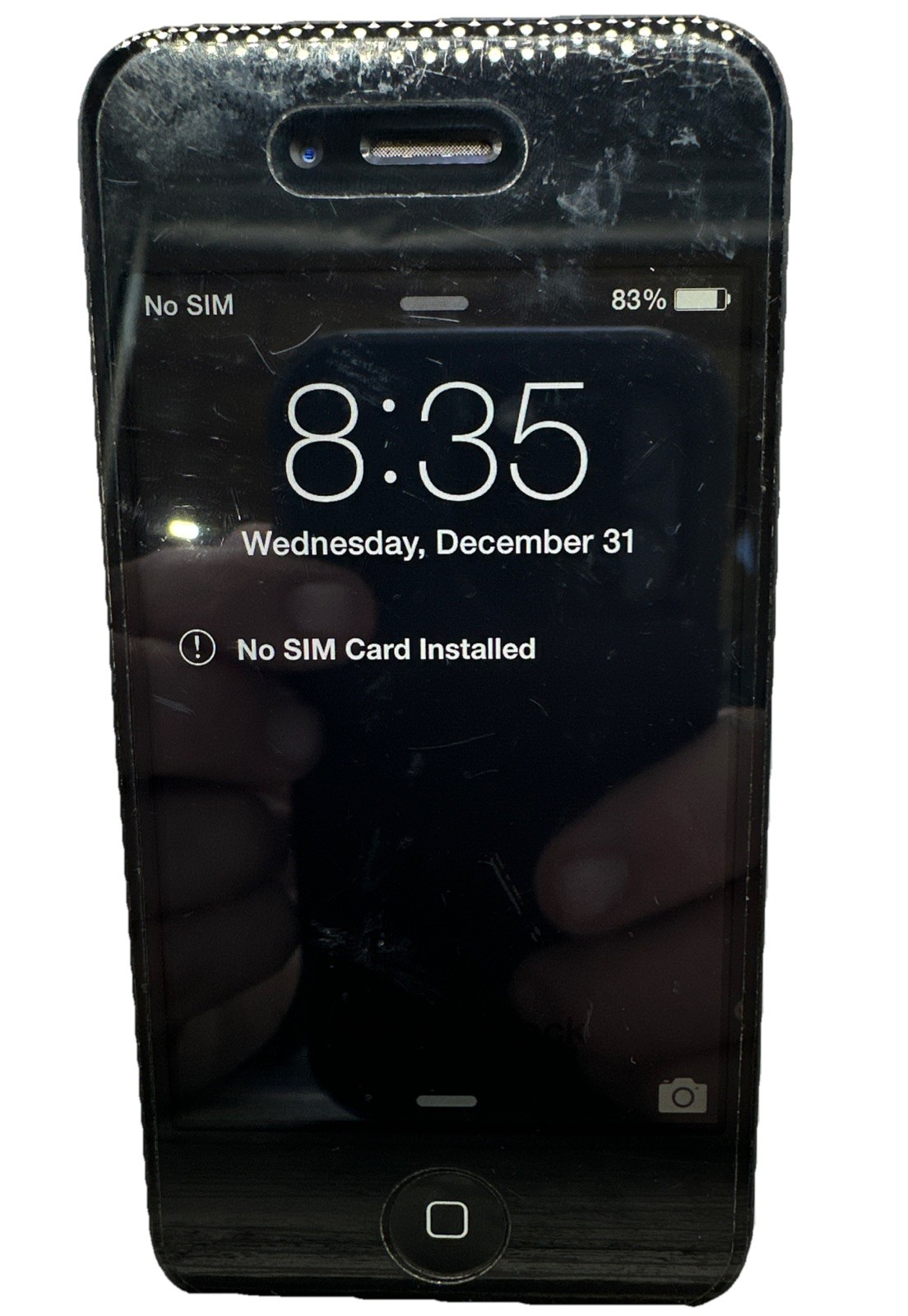 Apple iPhone 4s Black Locked Powers On Holds Charge {50}